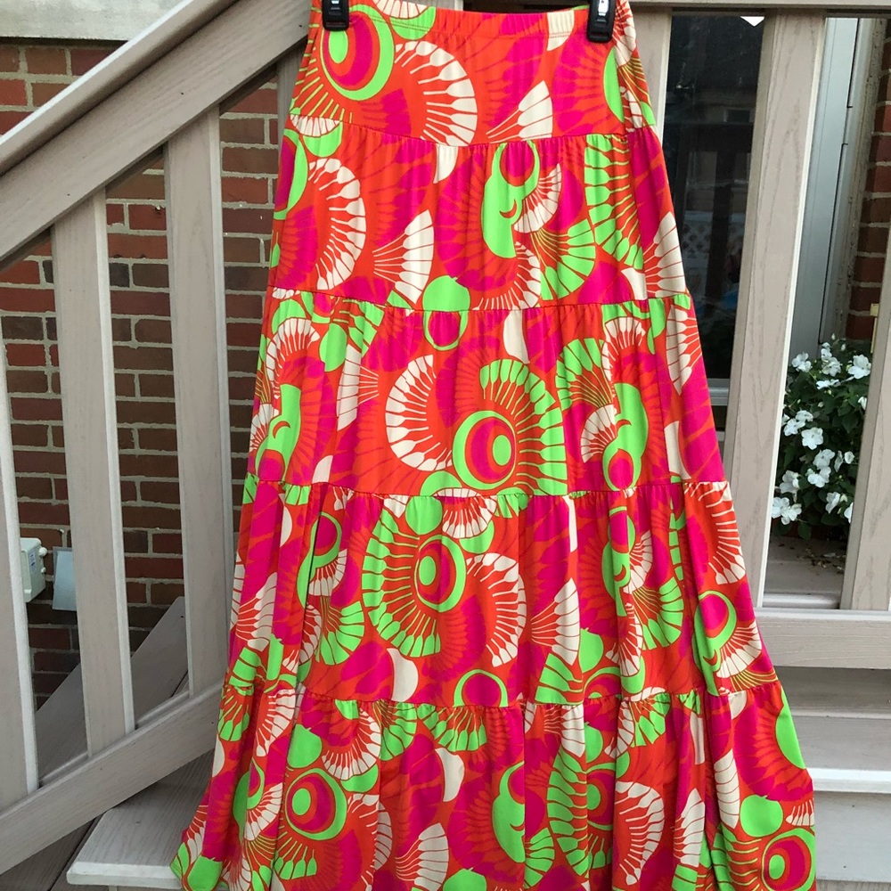 Vintage Pucci inspired tropical print skirt 🌴